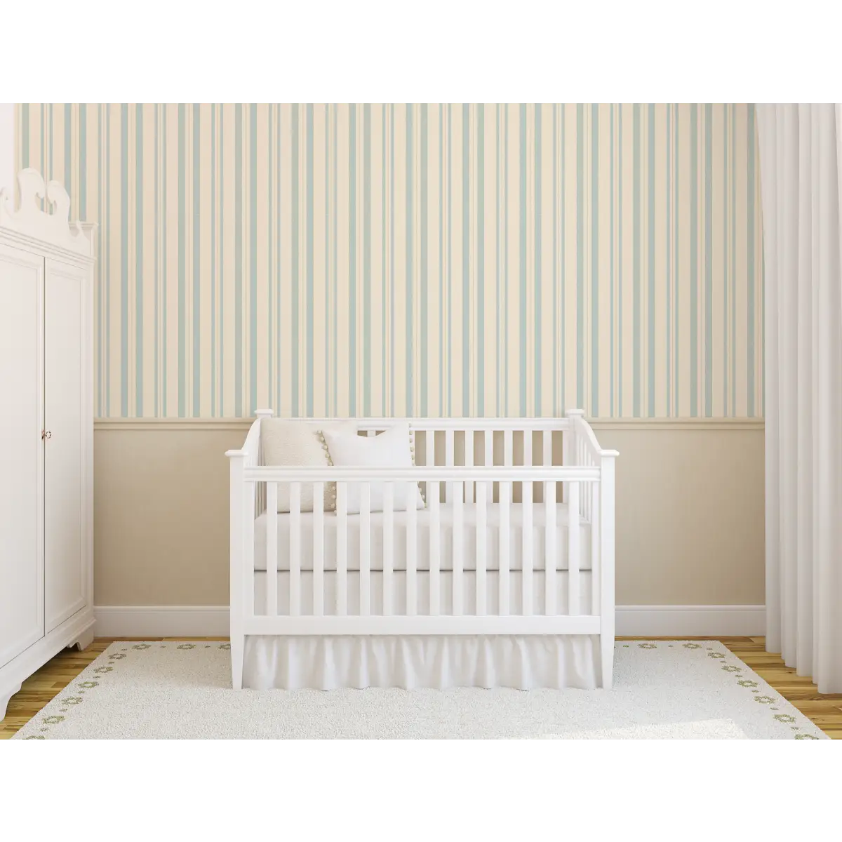 Joey Wallpaper - Stripes for Kids - by House of Haricot - Loomwell Home Goods