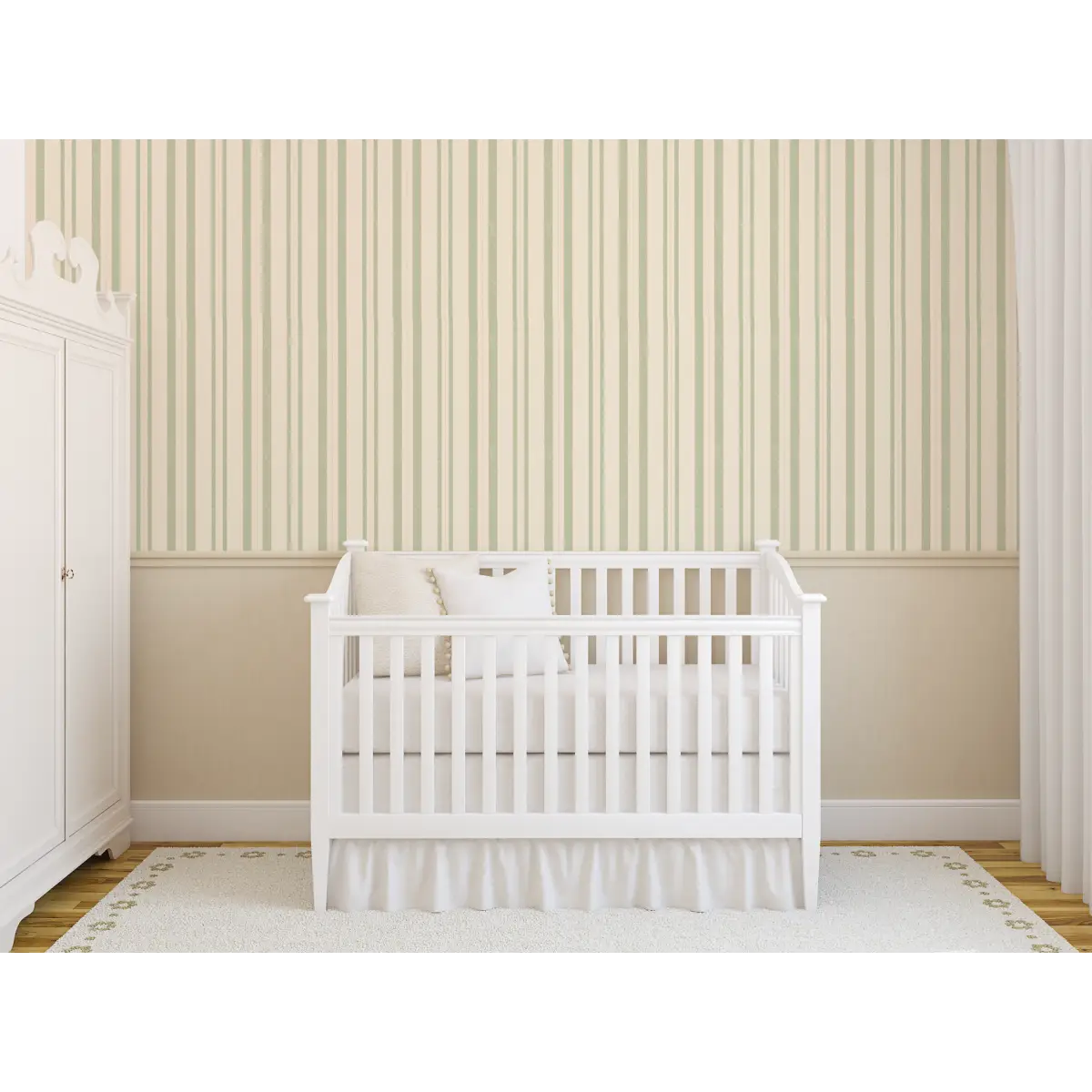 Joey Wallpaper - Stripes for Kids - by House of Haricot - Loomwell Home Goods
