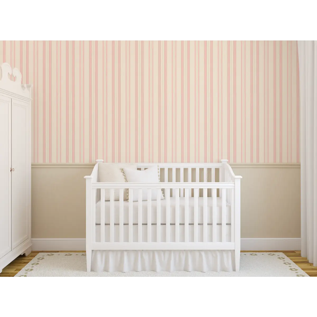 Joey Wallpaper - Stripes for Kids - by House of Haricot - Loomwell Home Goods