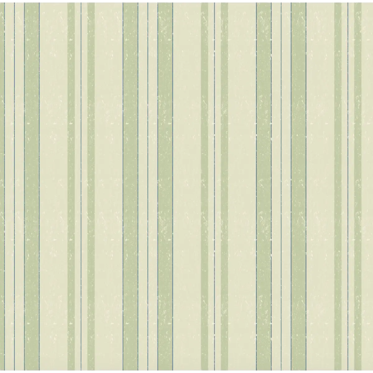 Joey Wallpaper - Stripes for Kids - by House of Haricot - Sample 1 foot by 1 foot / Green - Loomwell Home Goods