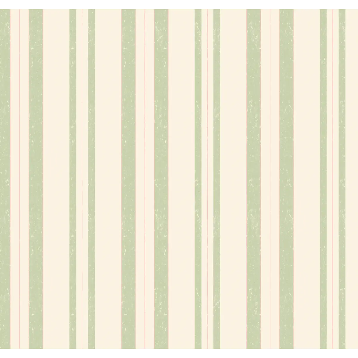 Joey Wallpaper - Stripes for Kids - by House of Haricot - Sample 1 foot by 1 foot / Green and Pink - Loomwell Home Goods