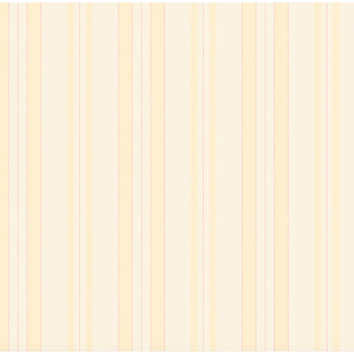 Joey Wallpaper - Stripes for Kids - by House of Haricot - Sample 1 foot by 1 foot / Light Yellow and Pink - Loomwell