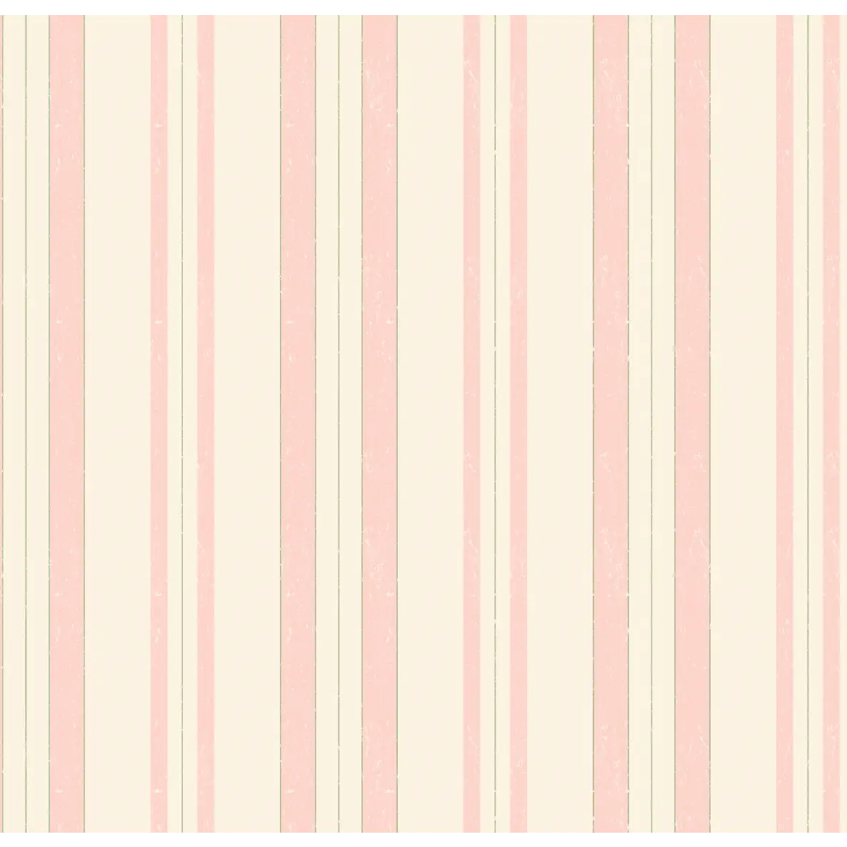 Joey Wallpaper - Stripes for Kids - by House of Haricot - Sample 1 foot by 1 foot / Pink and Green - Loomwell Home Goods