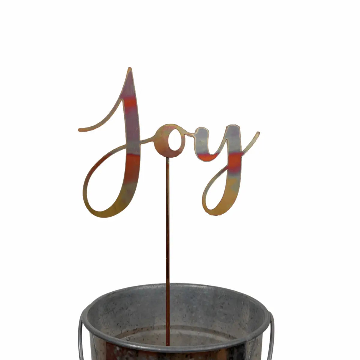 Joy Garden Stake - Copper - Christmas - Clever Goods by Annabelle Noel Designs