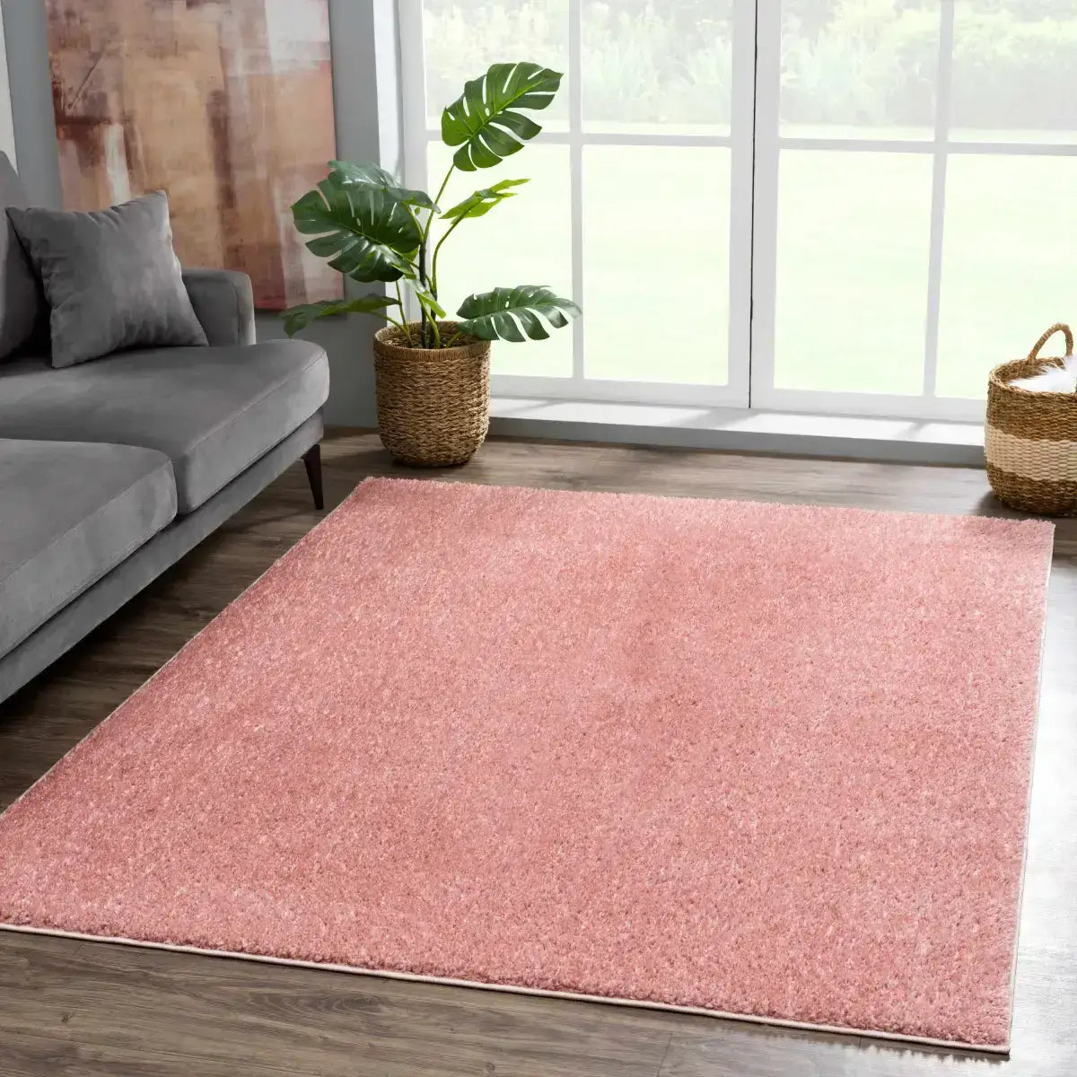 Judy Burgundy Washable Area Rug - Boutique Rugs