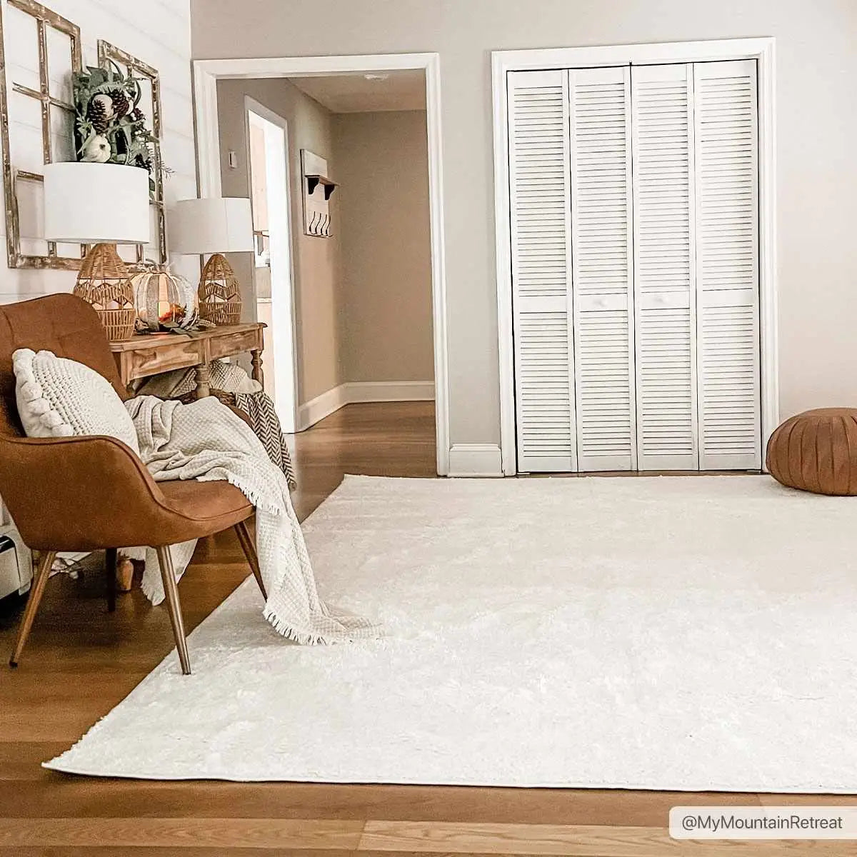 Judy White Washable Area Rug - Boutique Rugs