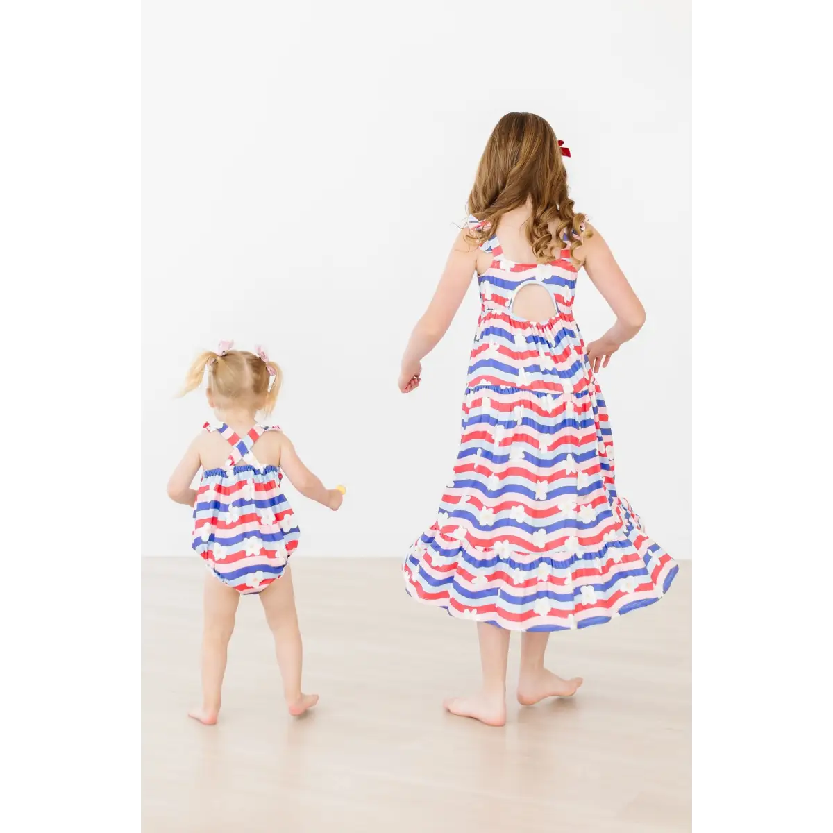 Ruffle Maxi Dress - July Vibes - Patriotic - Mila & Rose ®