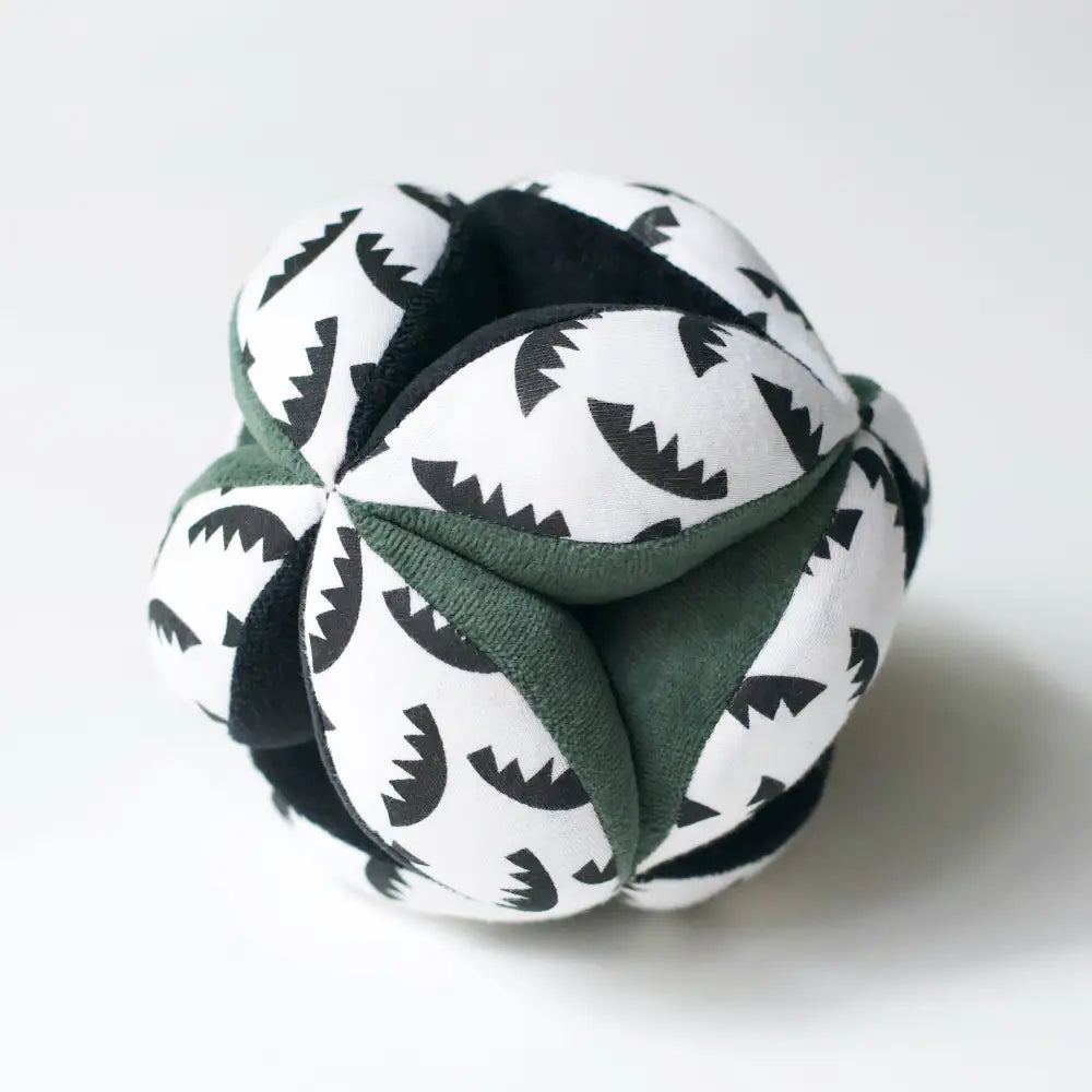 Jungle Leaves Clutch and Taggy Ball Bundle - Wee Gallery