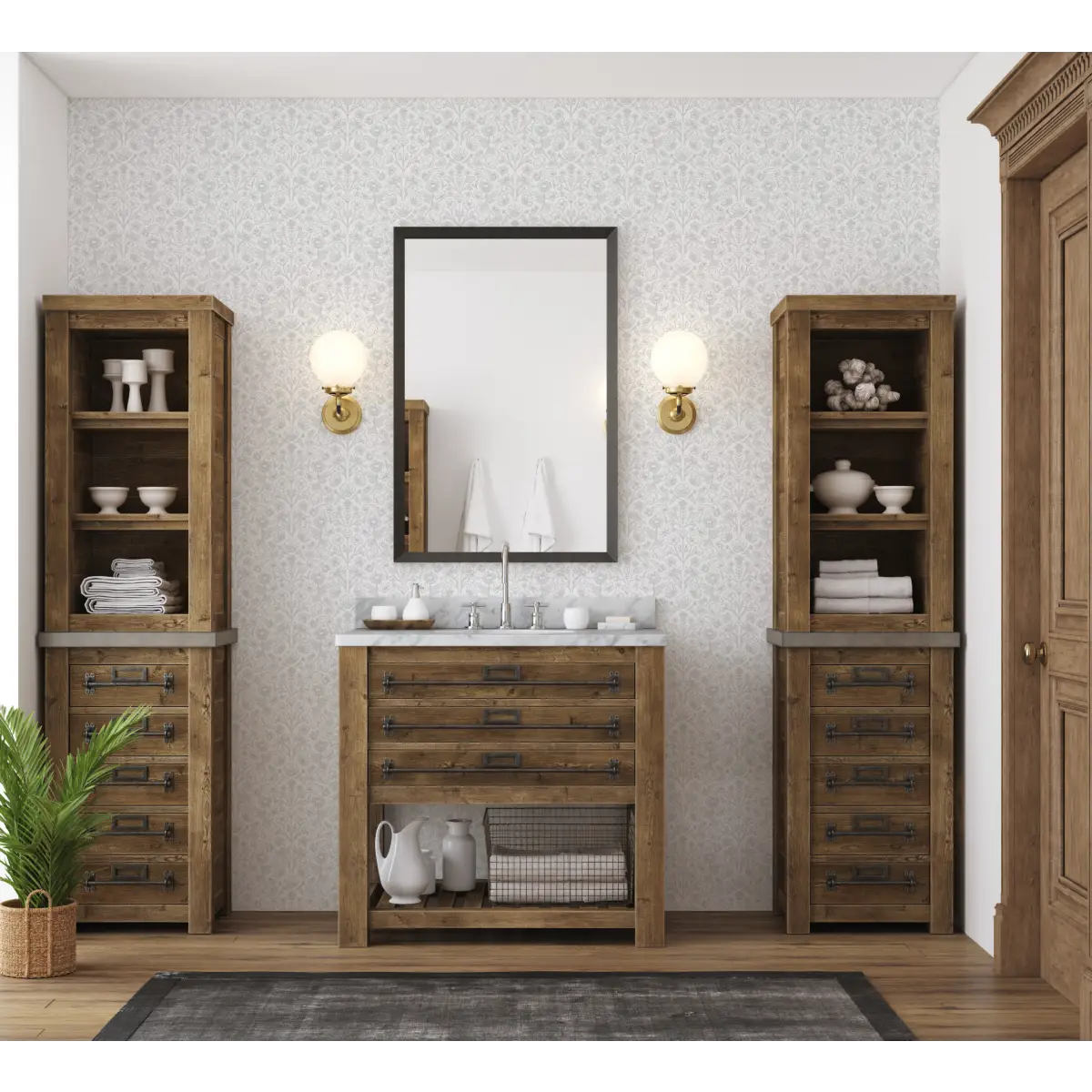 Junie Wallpaper - Petite Flowers - by Kourtni Gunn - Loomwell Home Goods