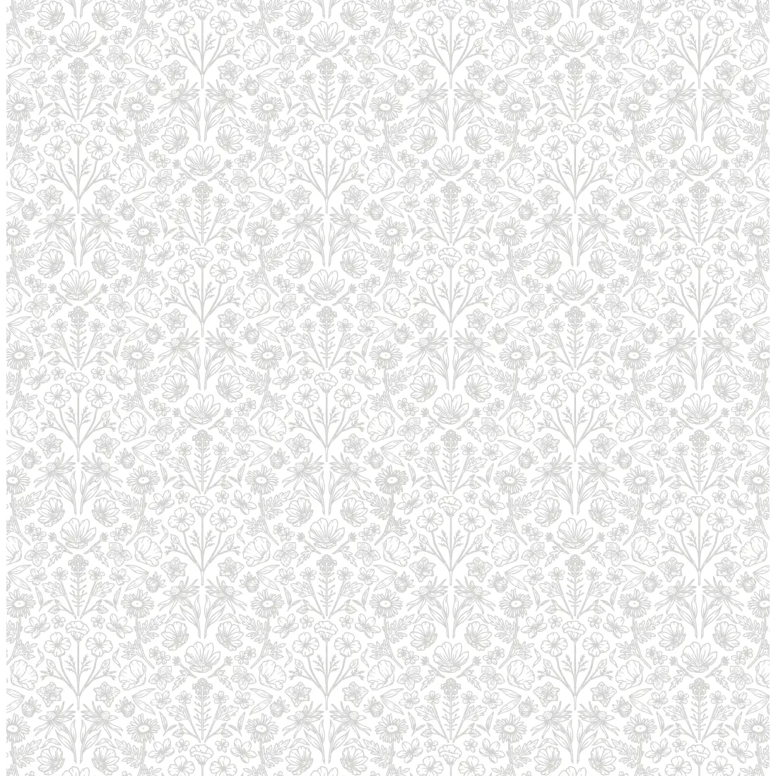 Junie Wallpaper - Petite Flowers - by Kourtni Gunn - Loomwell Home Goods