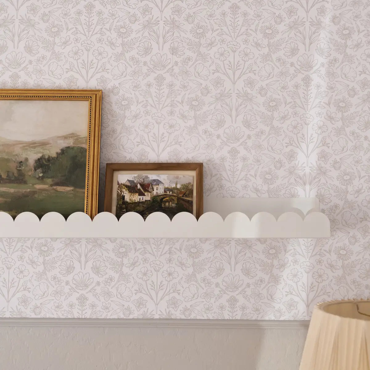 Junie Wallpaper - Petite Flowers - by Kourtni Gunn - Loomwell Home Goods