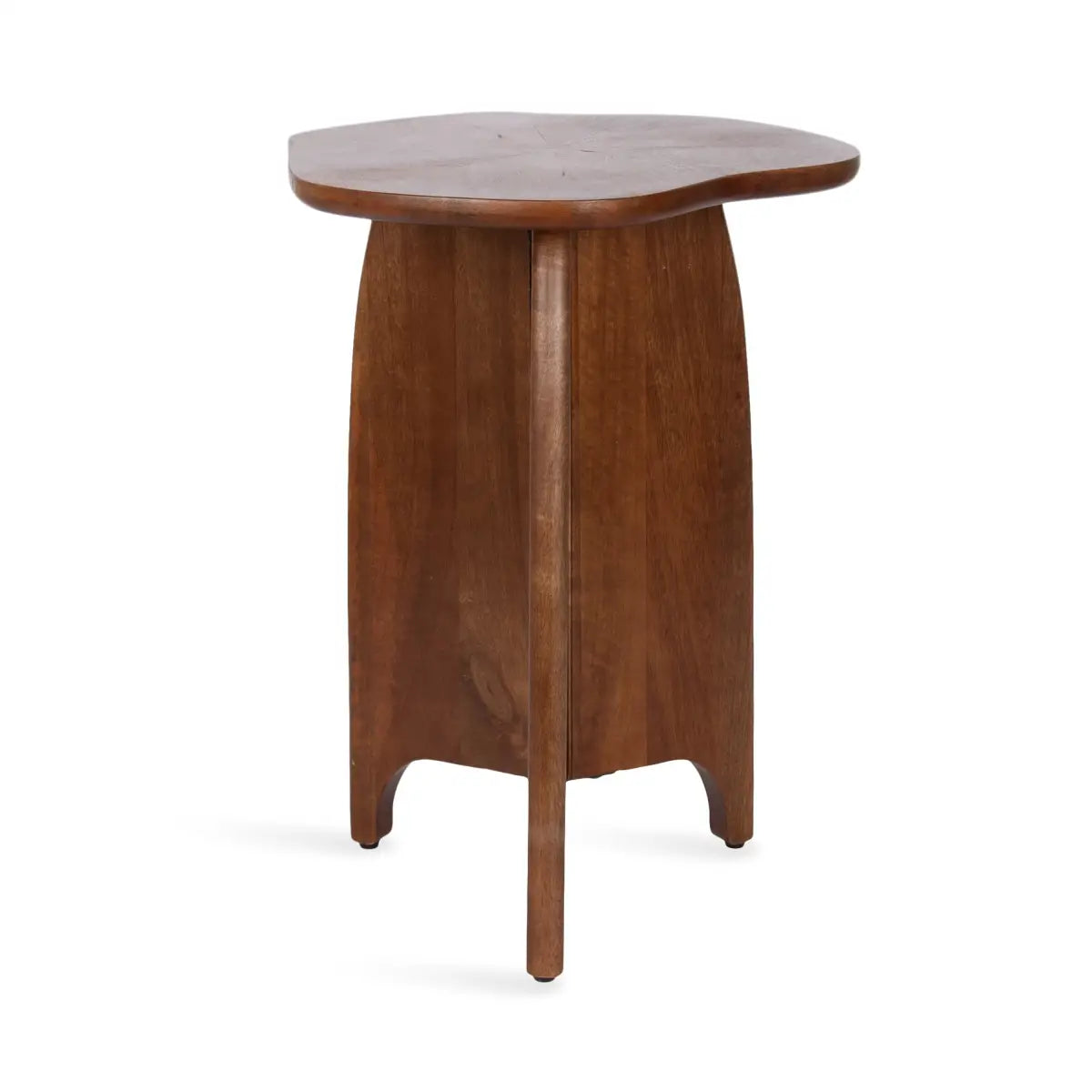 Kanna Modern Natural Wood Table - 16x16x21 - kateandlaurel