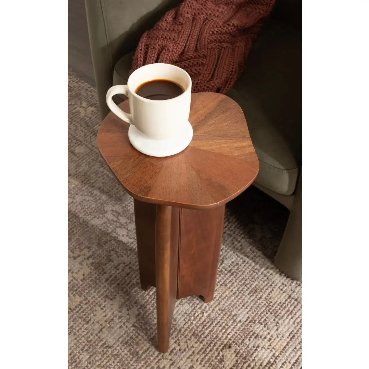 Kanna Modern Natural Wood Table - kateandlaurel