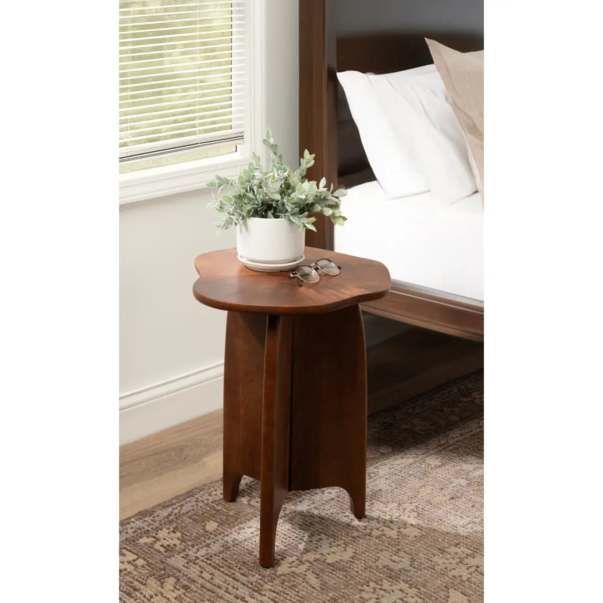 Kanna Modern Natural Wood Table - kateandlaurel