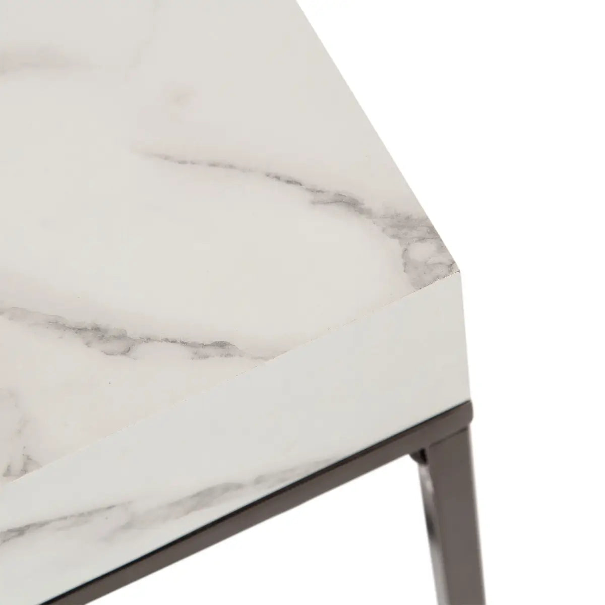 Karlsen Wood and Metal Slim Side Table - kateandlaurel