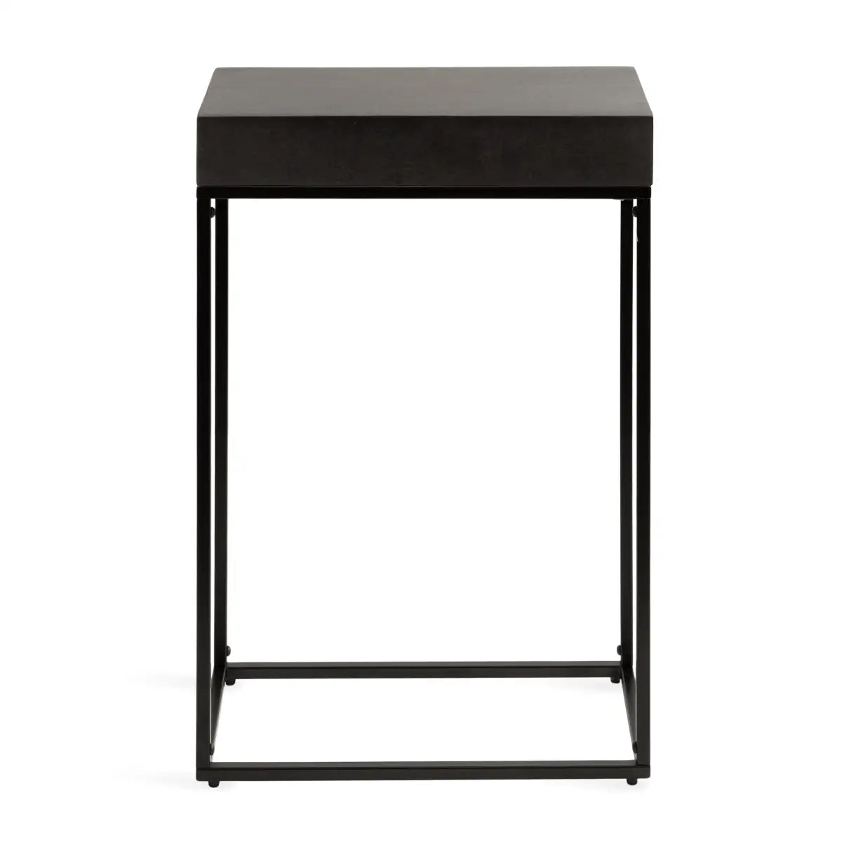 Karlsen Wood and Metal Slim Side Table - kateandlaurel
