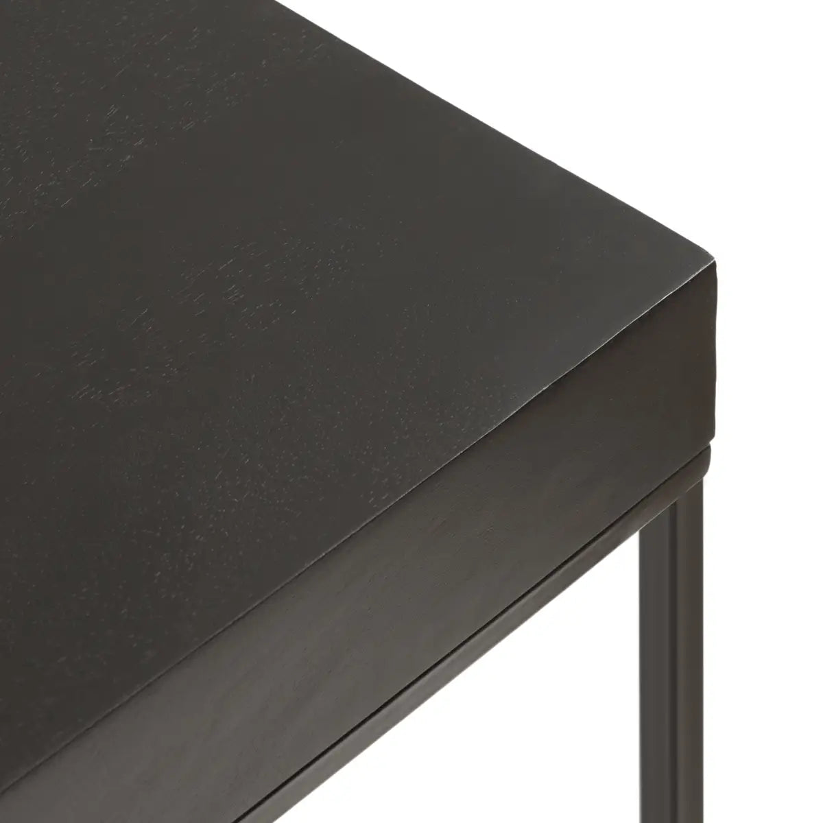 Karlsen Wood and Metal Slim Side Table - kateandlaurel