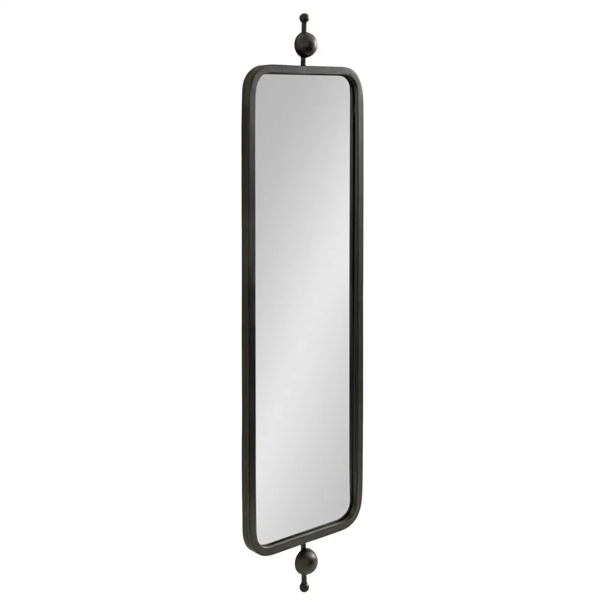 Kasota Metal Framed Mirror - Black / 9x36 - kateandlaurel