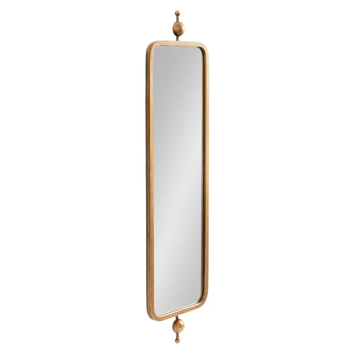 Kasota Metal Framed Mirror - Gold / 9x36 - kateandlaurel