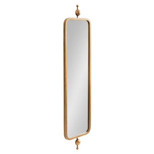 Kasota Metal Framed Mirror - Gold / 9x36 - kateandlaurel