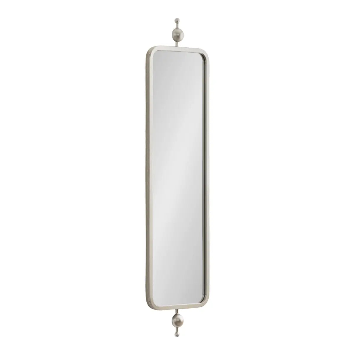 Kasota Metal Framed Mirror - Silver / 9x36 - kateandlaurel