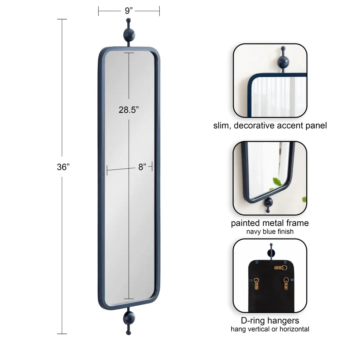 Kasota Metal Framed Mirror - kateandlaurel