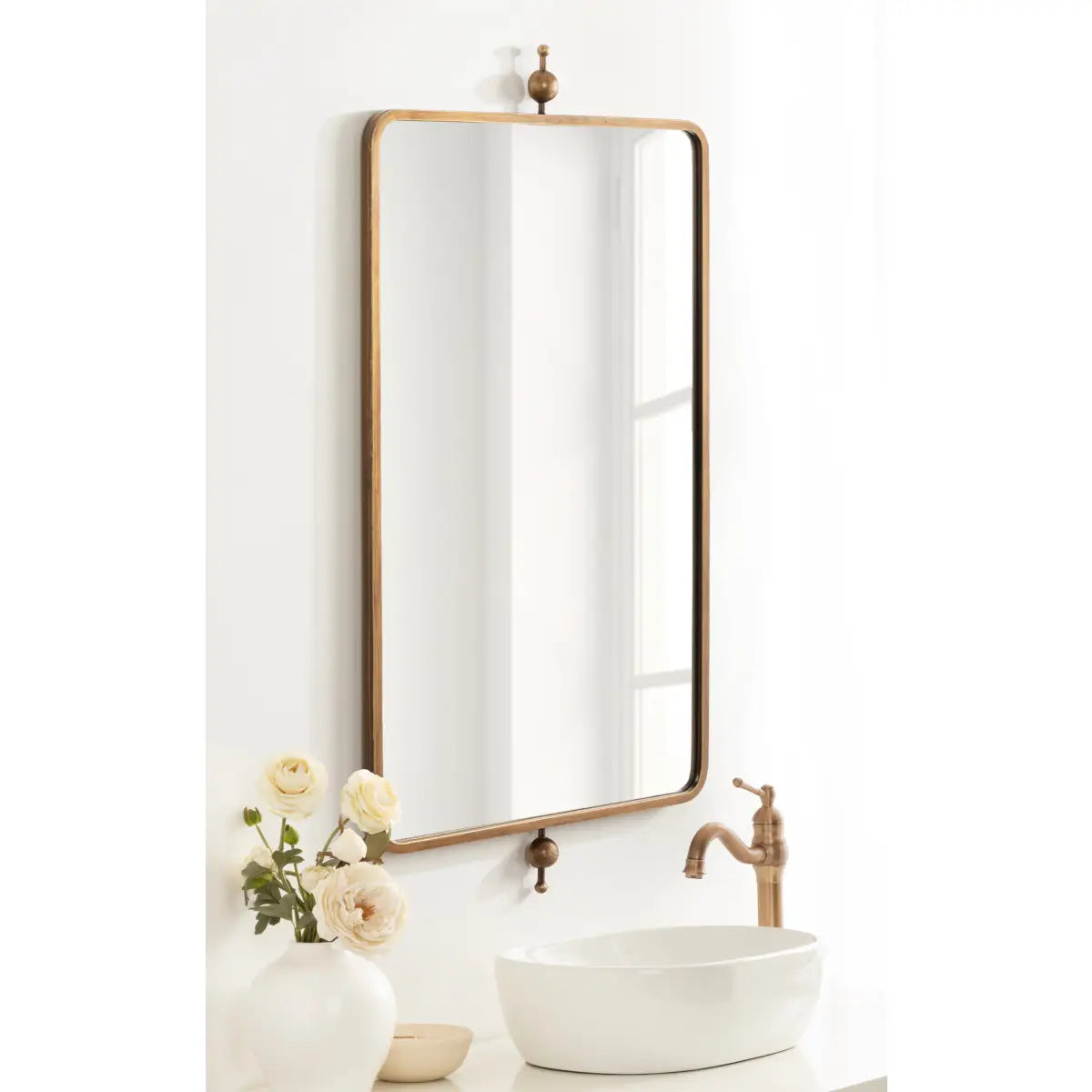 Kasota Metal Framed Mirror - kateandlaurel