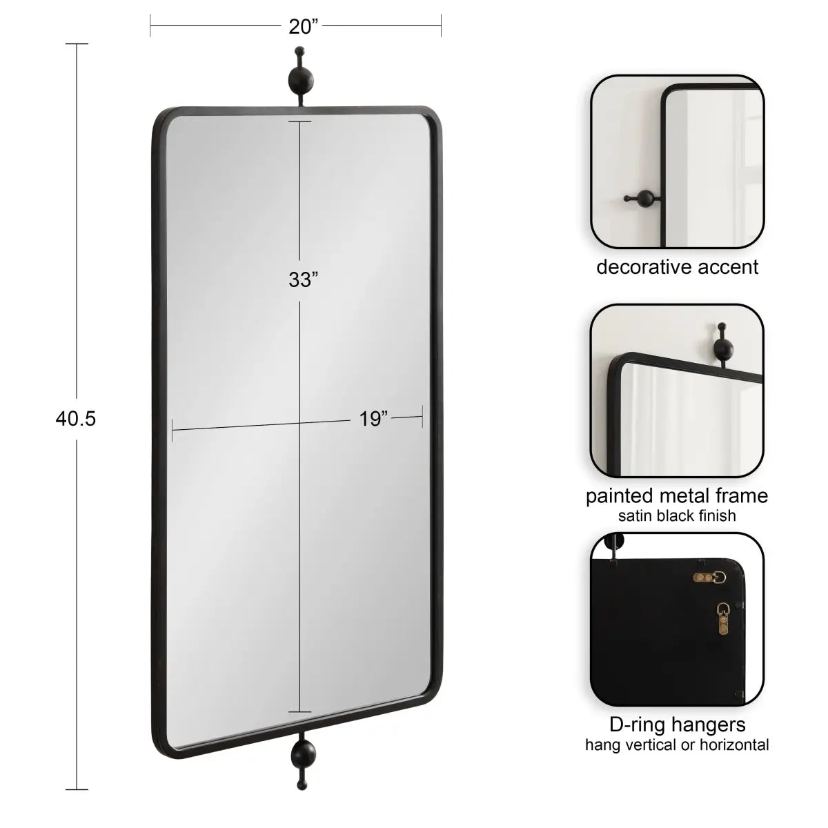 Kasota Metal Framed Mirror - kateandlaurel