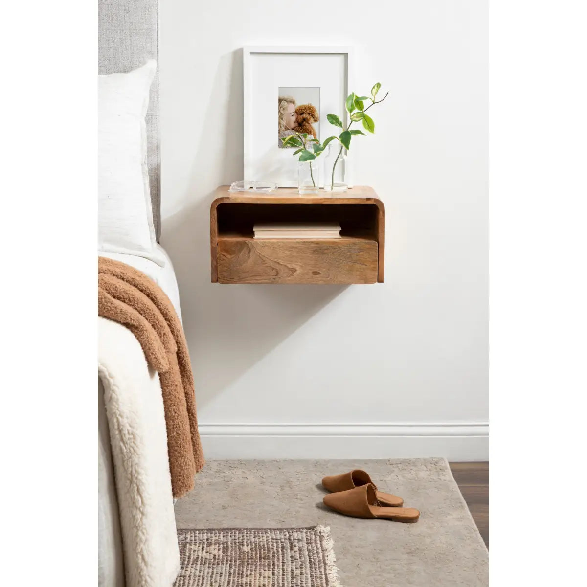 Kato Floating Side Table - Wall Mount - kateandlaurel