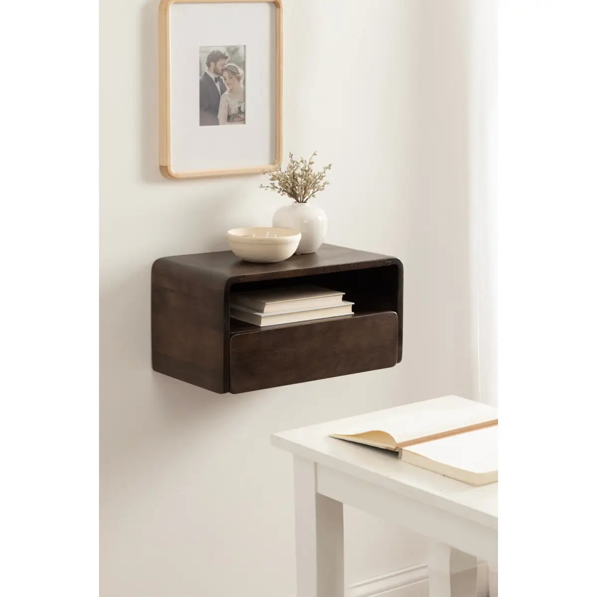 Kato Floating Side Table - Wall Mount - kateandlaurel