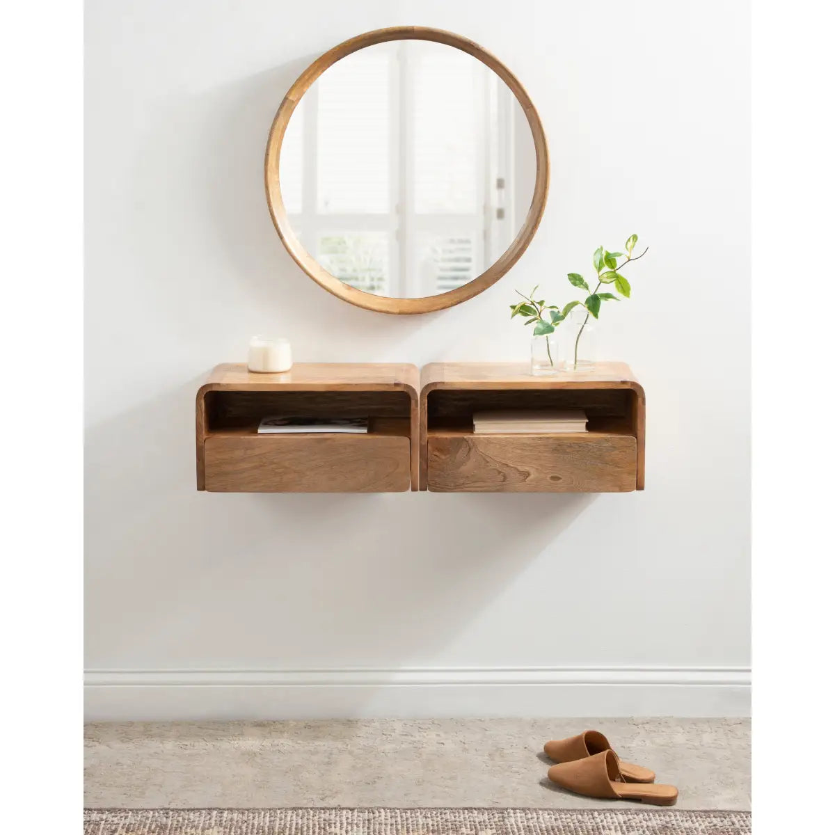 Kato Floating Side Table - Wall Mount - kateandlaurel