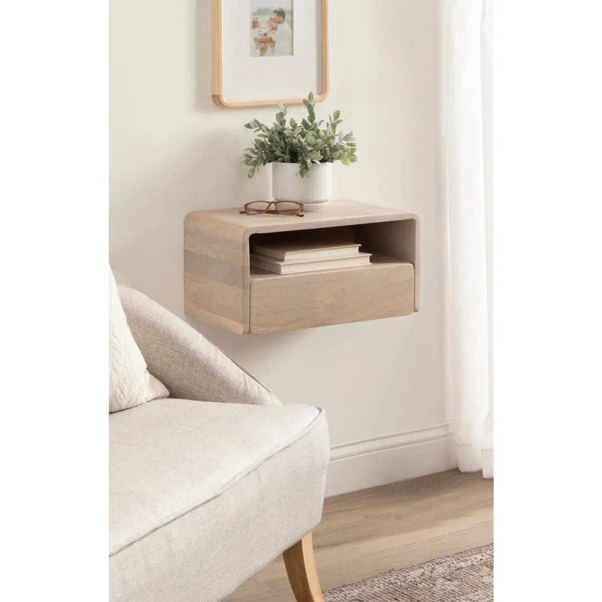 Kato Floating Side Table - Wall Mount - kateandlaurel