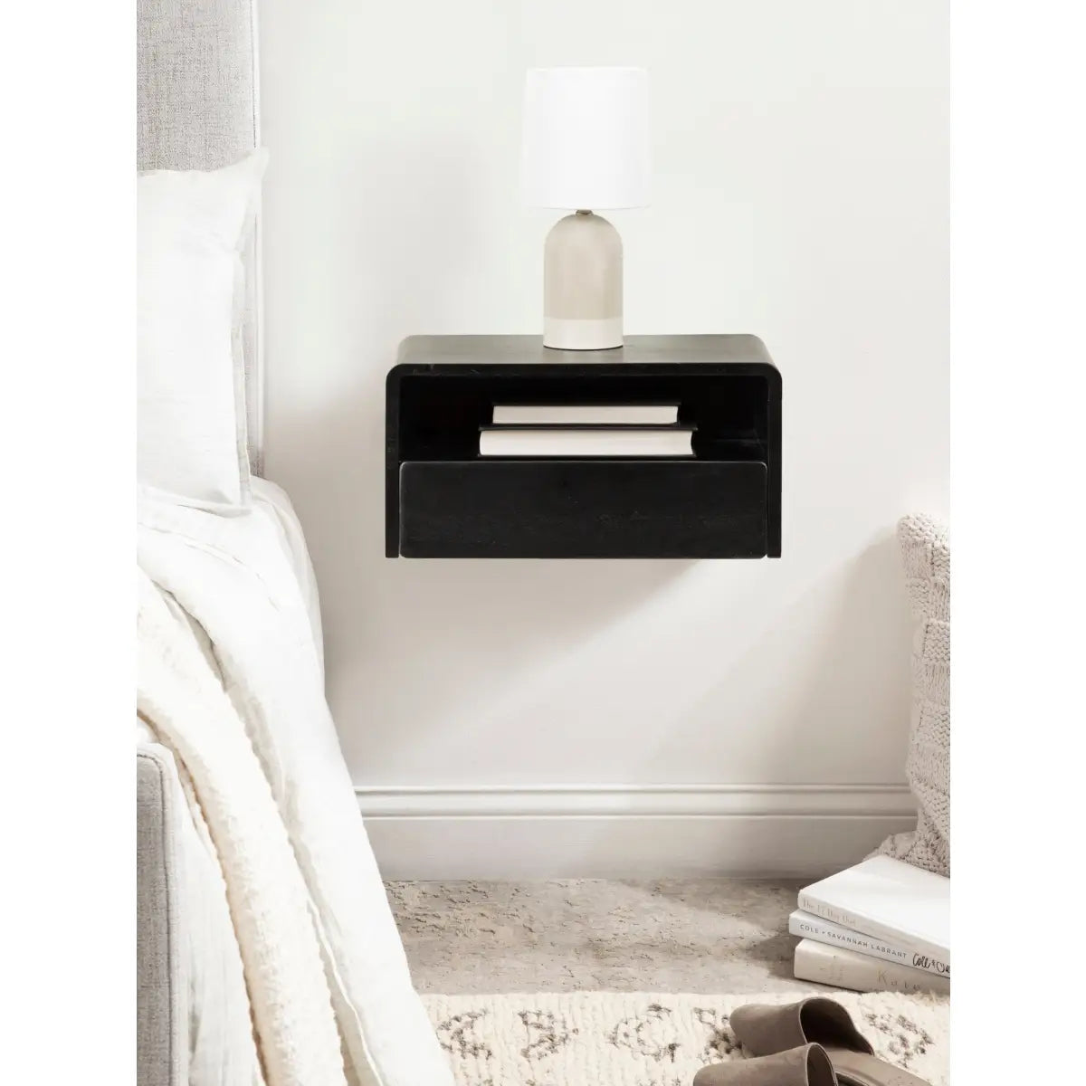 Kato Floating Side Table - Wall Mount - kateandlaurel