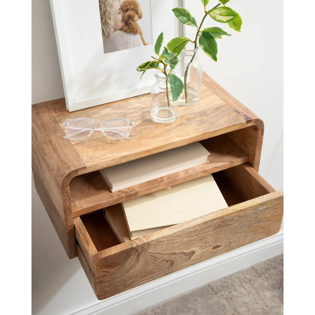 Kato Floating Side Table - Wall Mount - kateandlaurel