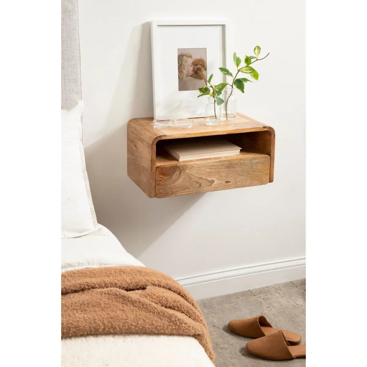 Kato Floating Side Table - Wall Mount - kateandlaurel