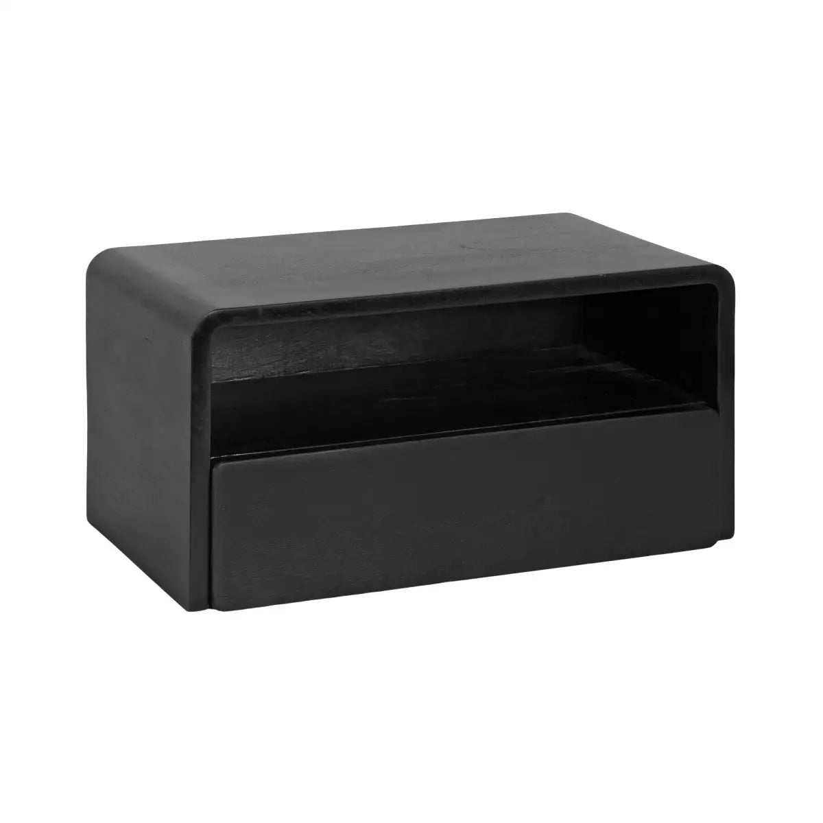 Kato Floating Side Table - Wall Mount - Black - kateandlaurel