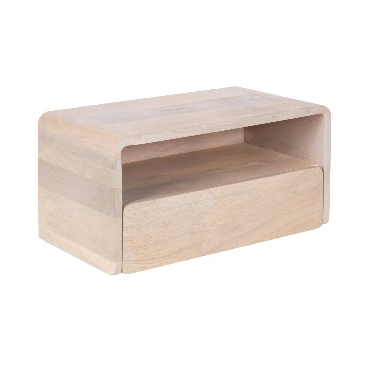 Kato Floating Side Table - Wall Mount - White - kateandlaurel