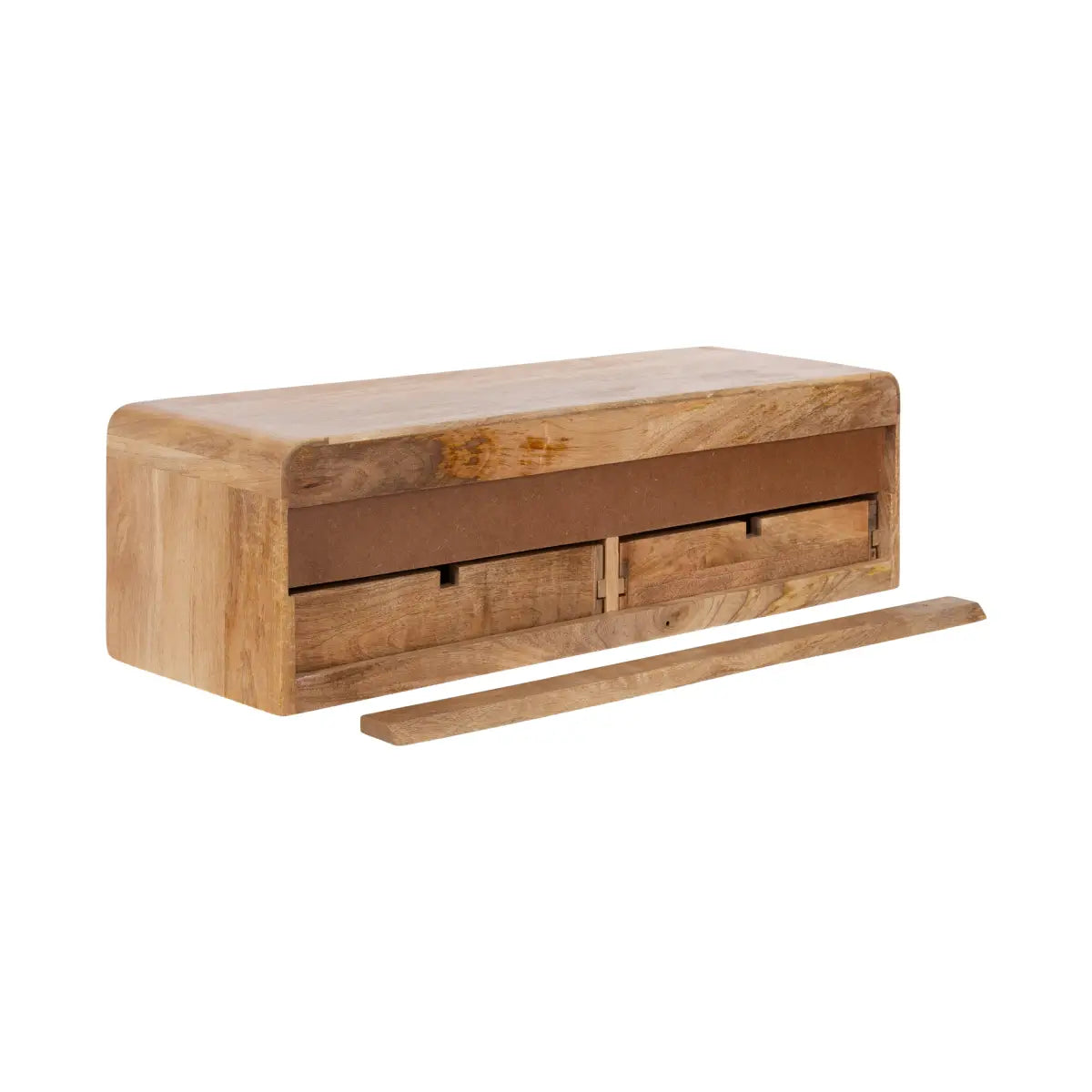 Kato Wood Floating Console Table - Wall Mount - kateandlaurel