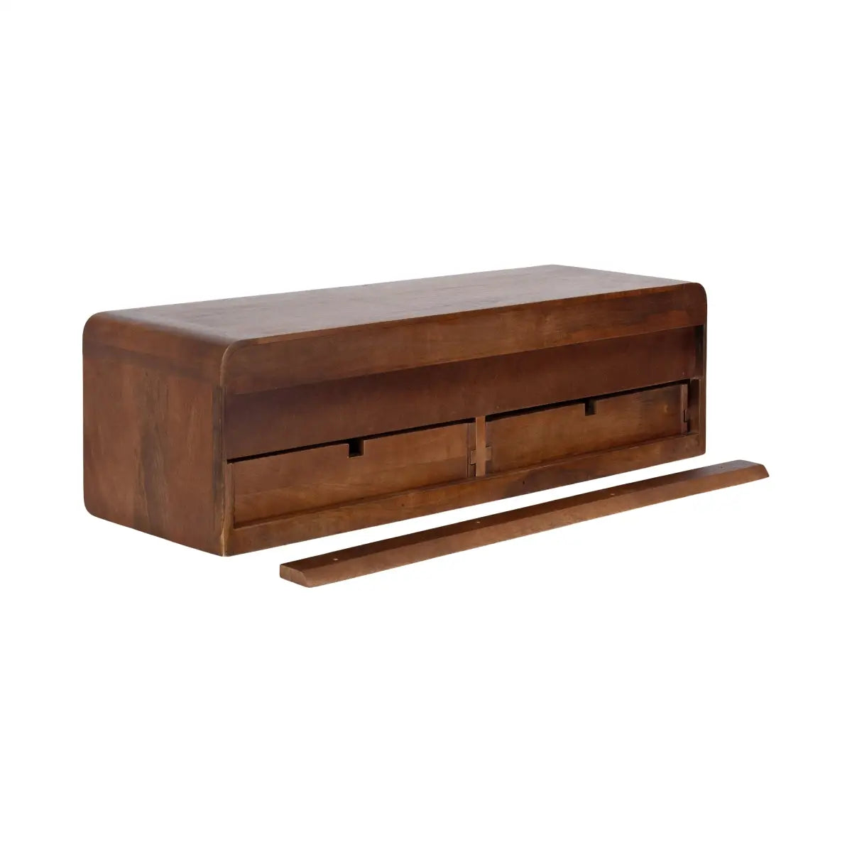 Kato Wood Floating Console Table - Wall Mount - kateandlaurel