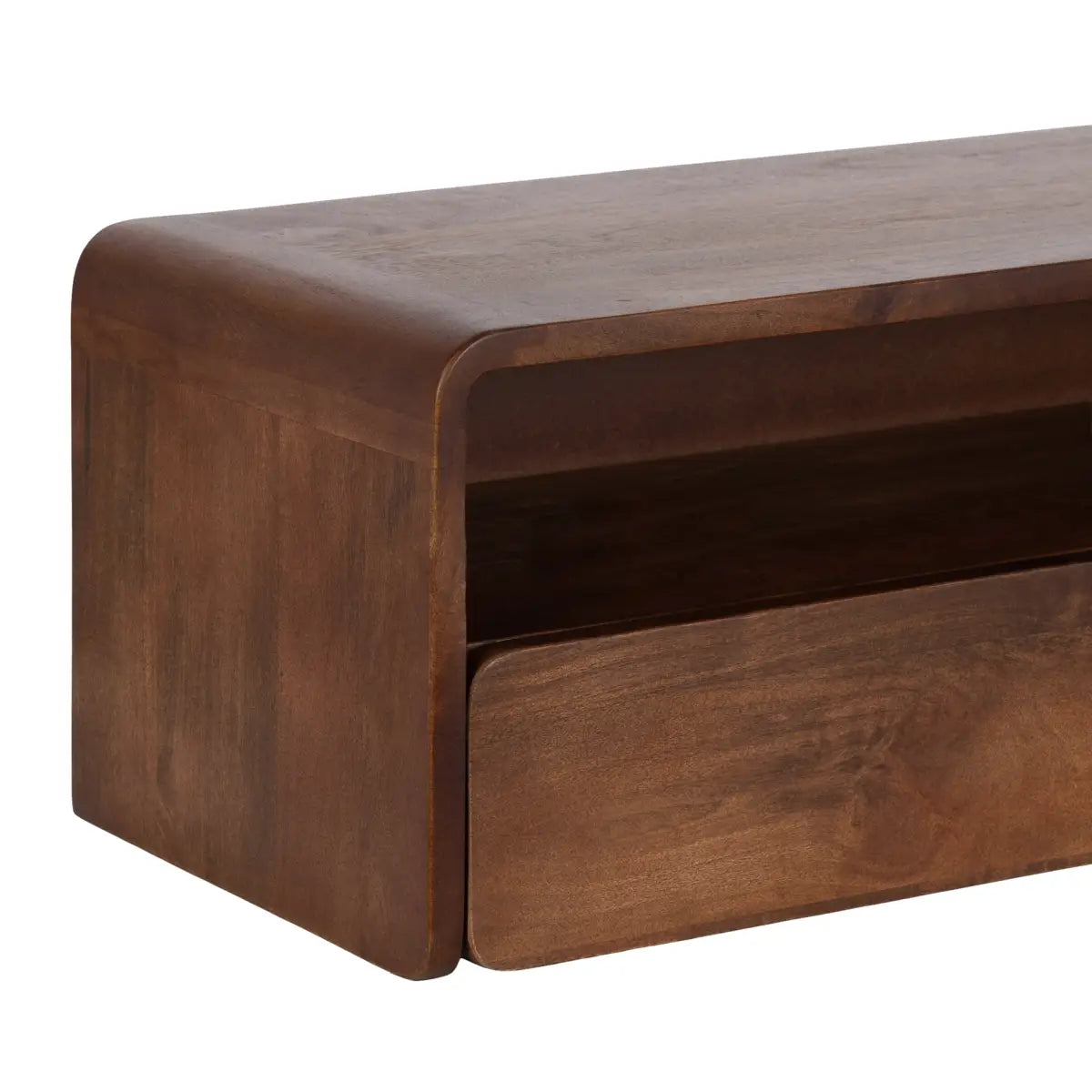 Kato Wood Floating Console Table - Wall Mount - kateandlaurel