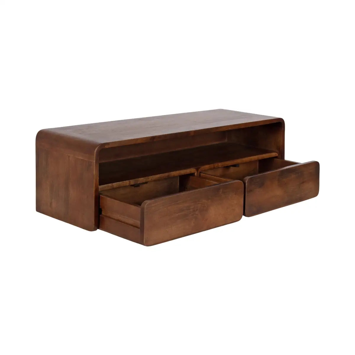 Kato Wood Floating Console Table - Wall Mount - kateandlaurel