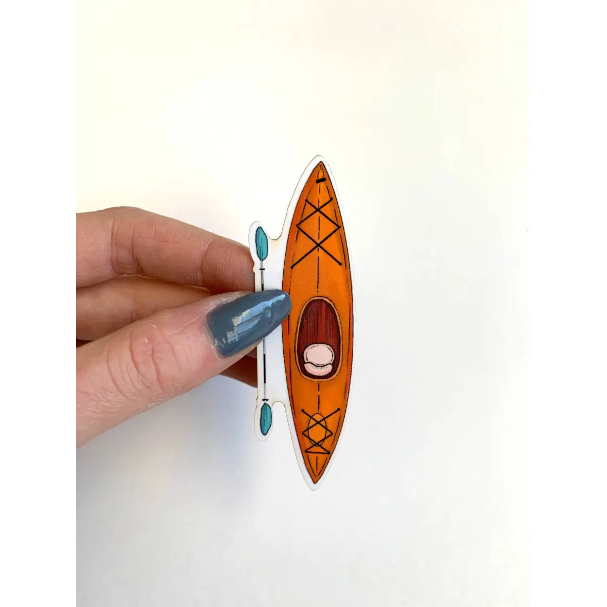 Kayak Vinyl Sticker - Little Rocks Design
