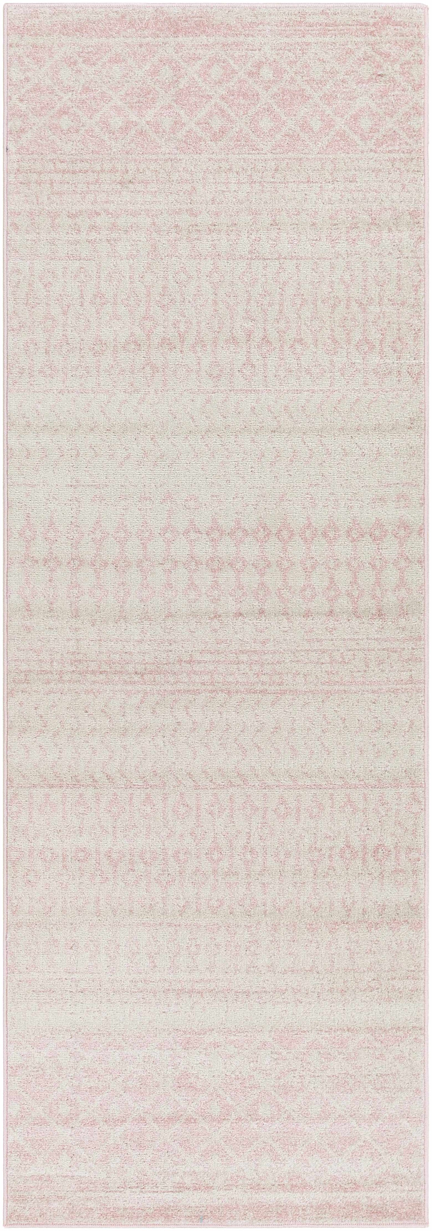 Constantin Blush Area Rug - 2’7’’ x 7’6’’ Runner - Boutique Rugs