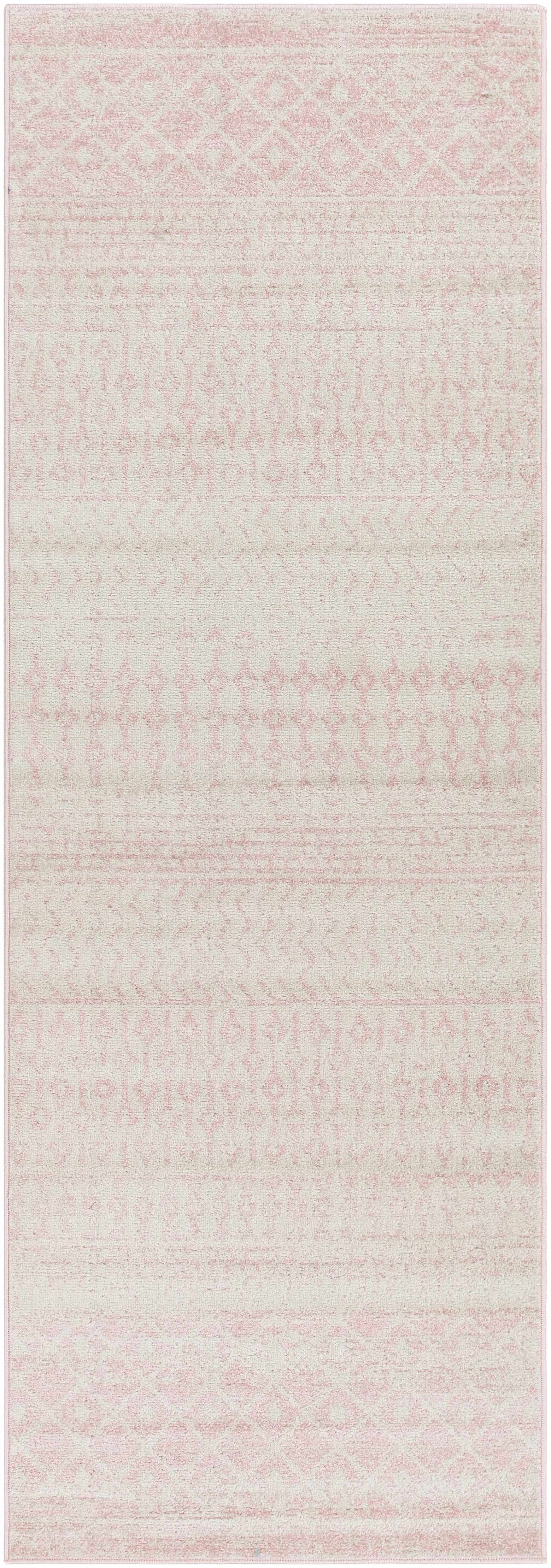 Constantin Blush Area Rug - 2’7’’ x 7’6’’ Runner - Boutique Rugs
