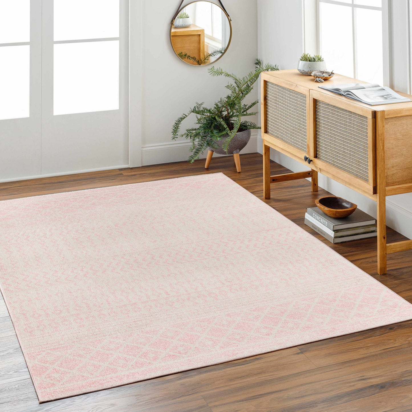 Constantin Blush Area Rug - Boutique Rugs