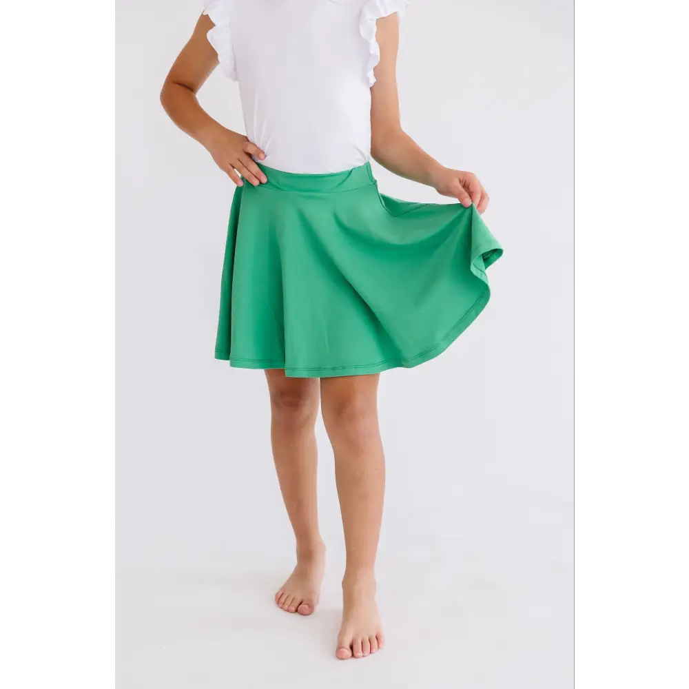 Kelly Green Twirl Skort - Mila & Rose ®