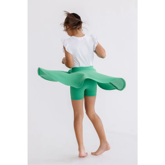 Kelly Green Twirl Skort - Mila & Rose ®