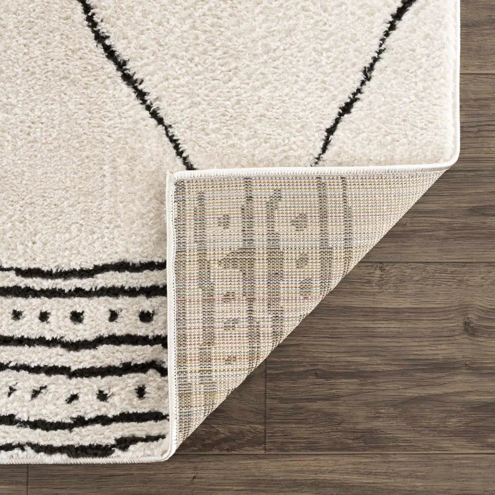 Keone Black & White Area Rug - Boutique Rugs