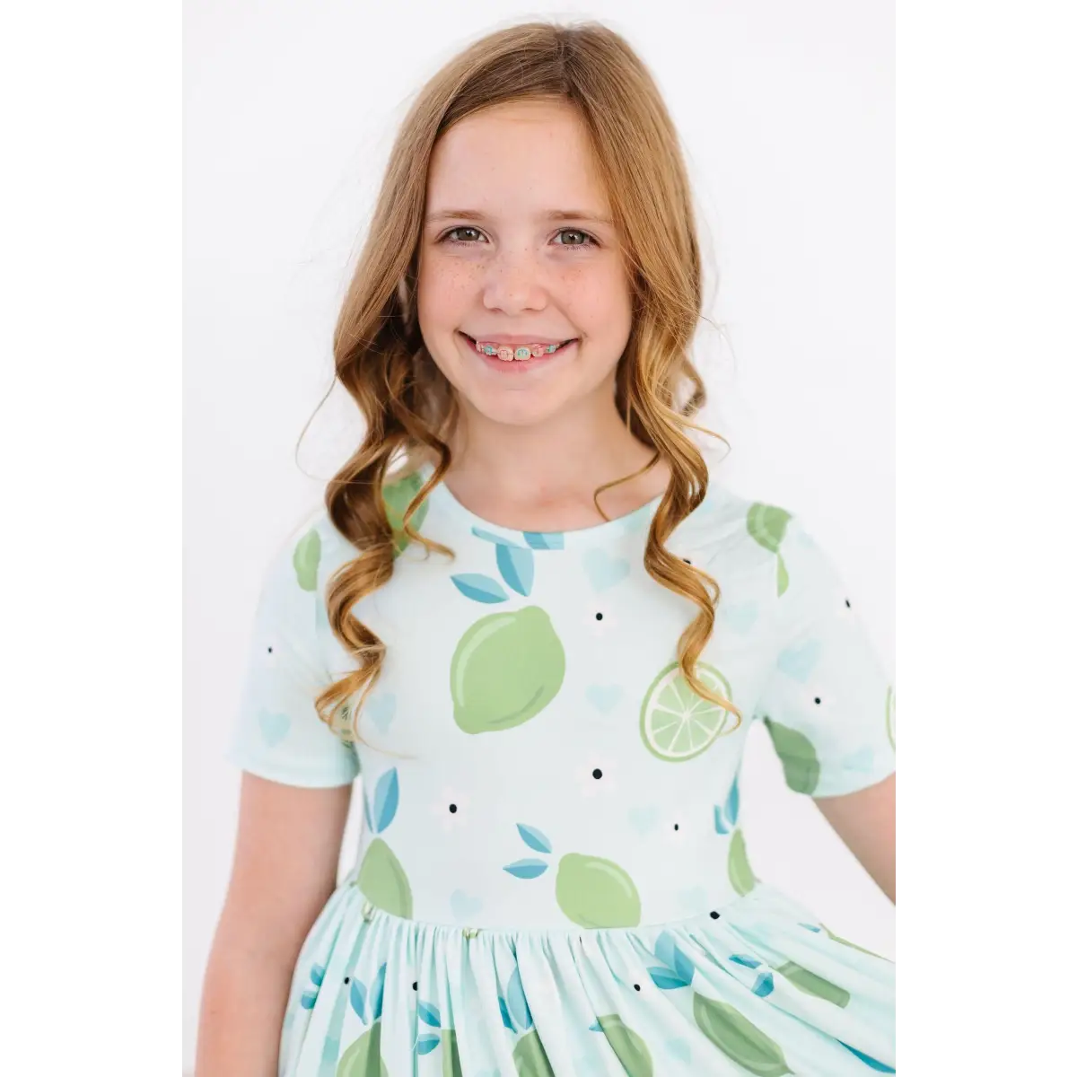 Key Lime Cutie S/S Pocket Twirl Dress - Mila & Rose ®