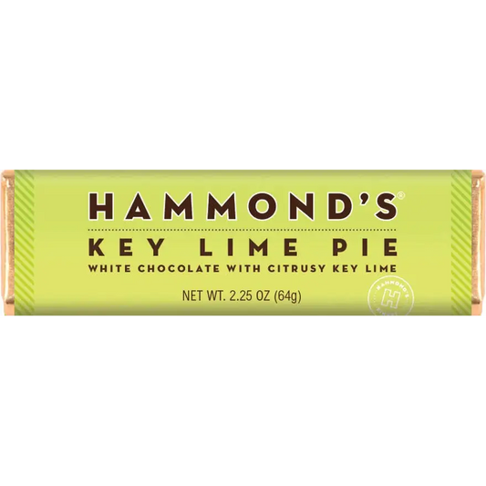 Key Lime - White Chocolate Candy Bar - Hammond’s Candies